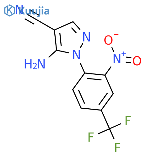 5-Amino-1-2-Nitro-4-(Trifluoromethyl)Phenyl-1h-Pyrazole-4-Carbonitrile structure