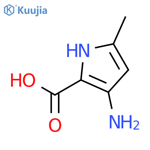 3-Amino-5-methyl-1H-pyrrole-2-carboxylic acid structure