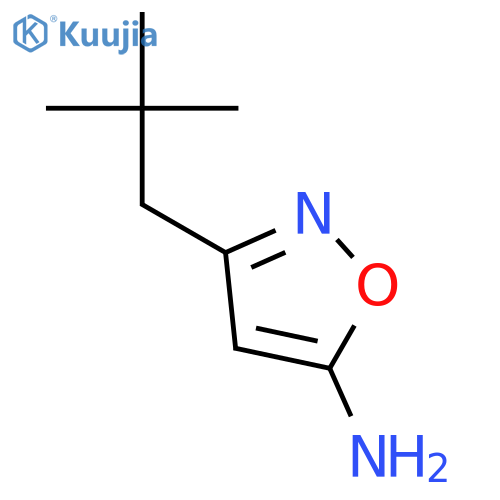 3-Neopentylisoxazol-5-amine structure