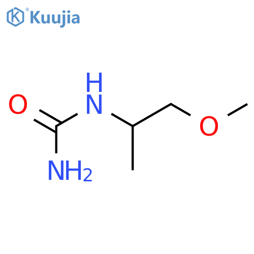 (1-methoxypropan-2-yl)urea structure
