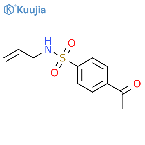 4-Acetyl-N-(prop-2-en-1-yl)benzene-1-sulfonamide structure