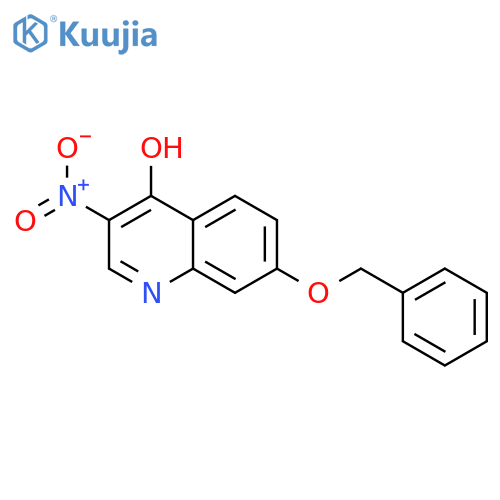 4-Quinolinol, 3-nitro-7-(phenylmethoxy)- structure