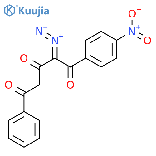 1,3,5-Pentanetrione, 2-diazo-1-(4-nitrophenyl)-5-phenyl- structure