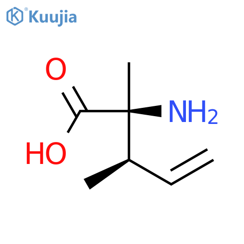 4-Pentenoic acid,2-amino-2,3-dimethyl-, (2S,3R)- structure