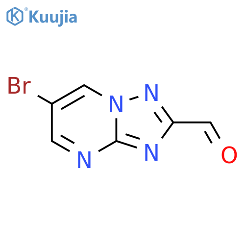 6-Bromo-[1,2,4]triazolo[1,5-a]pyrimidine-2-carbaldehyde structure