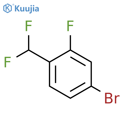 4-Bromo-1-difluoromethyl-2-fluorobenzene structure