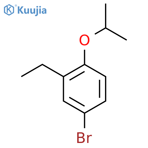 4-Bromo-2-ethyl-1-isopropoxy-benzene structure
