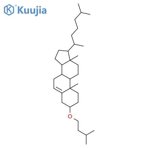 Cholest-5-ene,3-(3-methylbutoxy)-, (3b)- (9CI) structure