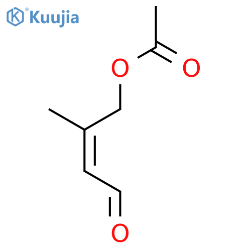 2-Butenal, 4-(acetyloxy)-3-methyl-, (Z)- structure