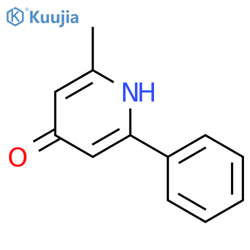 2-methyl-6-phenylpyridin-4(1H)-one structure