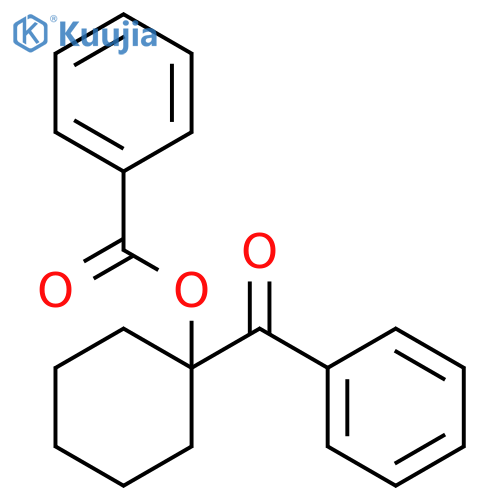 Methanone,[1-(benzoyloxy)cyclohexyl]phenyl- structure
