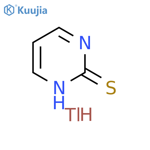 2(1H)-Pyrimidinethione, thallium(1+) salt (1:1) structure
