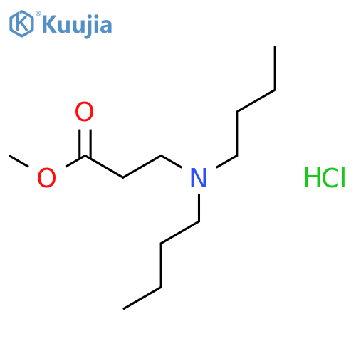 b-Alanine, N,N-dibutyl-, methylester, hydrochloride (9CI) structure