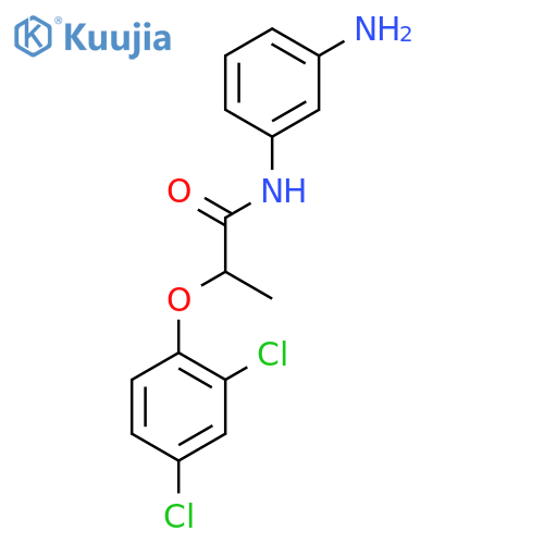 N-(3-Aminophenyl)-2-(2,4-dichlorophenoxy)-propanamide structure