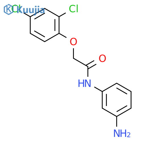 N-(3-Aminophenyl)-2-(2,4-dichlorophenoxy)acetamide structure