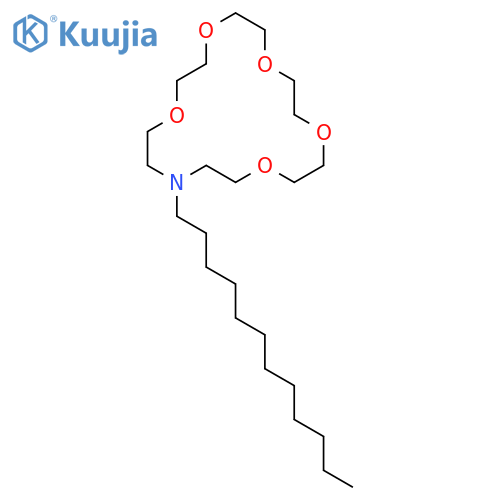 1,4,7,10,13-PENTAOXA-16-AZACYCLOOCTADECANE, 16-DODECYL- structure
