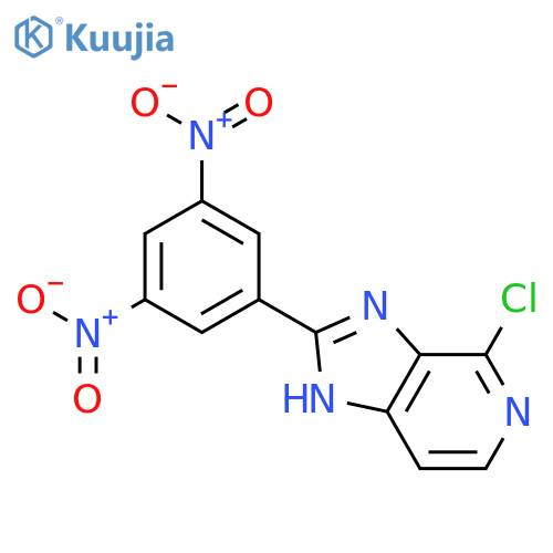 4-chloro-2-(3,5-dinitrophenyl)-1H-imidazo[4,5-c]pyridine structure