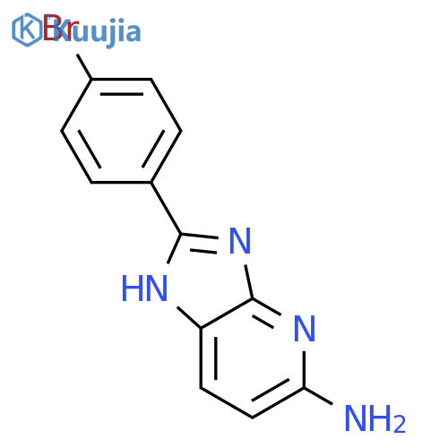2-(4-bromophenyl)-1H-imidazo[4,5-b]pyridin-5-amine structure