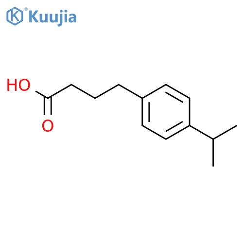 4-4-(propan-2-yl)phenylbutanoic acid structure