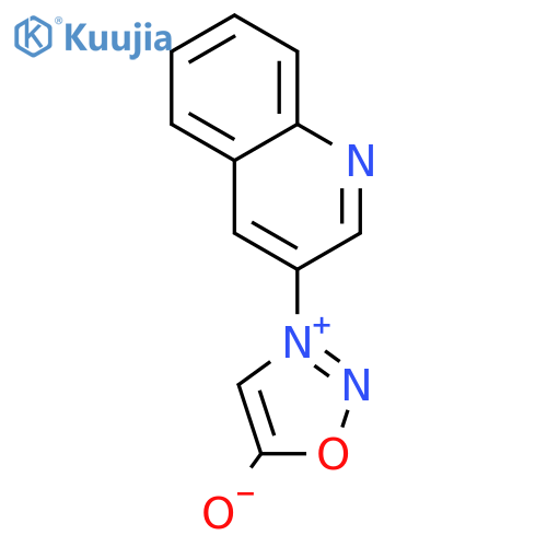 1,2,3-Oxadiazolium,5-hydroxy-3-(3-quinolinyl)-, inner salt structure