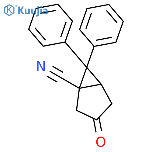 BICYCLO[3.1.0]HEXANE-1-CARBONITRILE, 3-OXO-6,6-DIPHENYL- structure