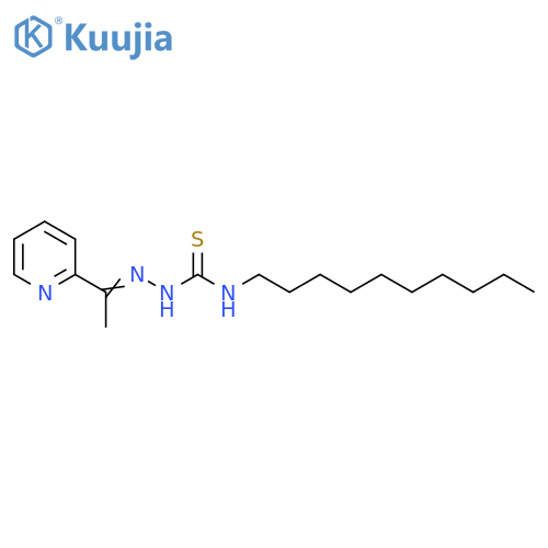 Hydrazinecarbothioamide, N-decyl-2-[1-(2-pyridinyl)ethylidene]- structure