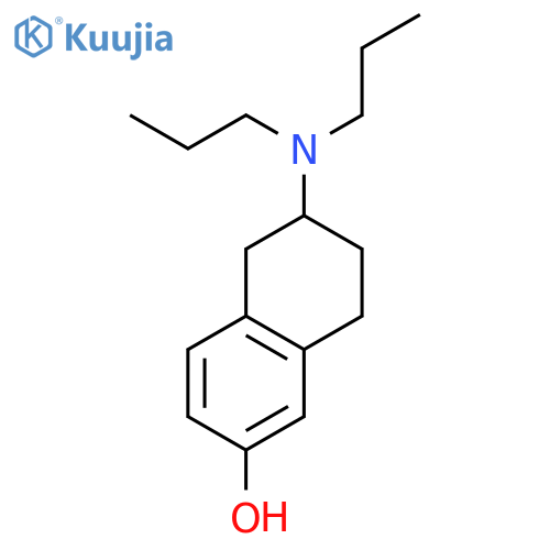 2-Naphthalenol,6-(dipropylamino)-5,6,7,8-tetrahydro- structure