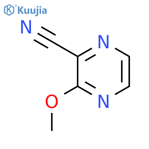 3-methoxy-2-Pyrazinecarbonitrile structure