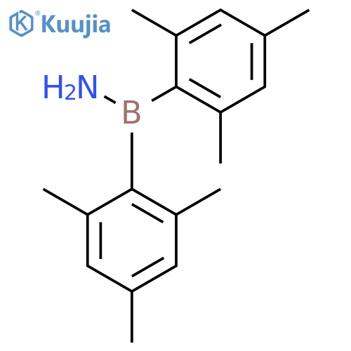 BORANAMINE, 1,1-BIS(2,4,6-TRIMETHYLPHENYL)- structure