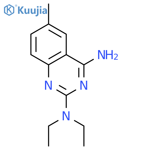 2,4-Quinazolinediamine,N2,N2-diethyl-6-methyl- structure