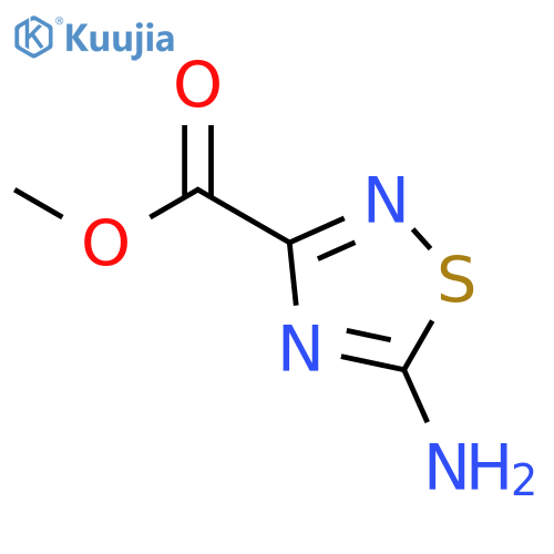 methyl 5-amino-1,2,4-thiadiazole-3-carboxylate structure