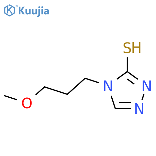 4-(3-methoxypropyl)-4H-1,2,4-triazole-3-thiol structure