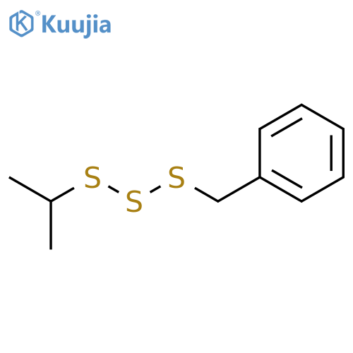 TRISULFIDE, 1-METHYLETHYL PHENYLMETHYL structure