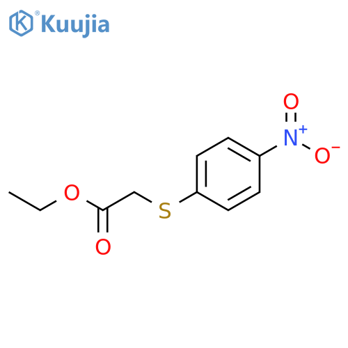 Ethyl 2-(4-nitrophenylthio)acetate structure