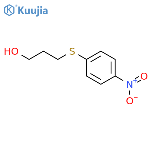 1-Propanol, 3-[(4-nitrophenyl)thio]- structure