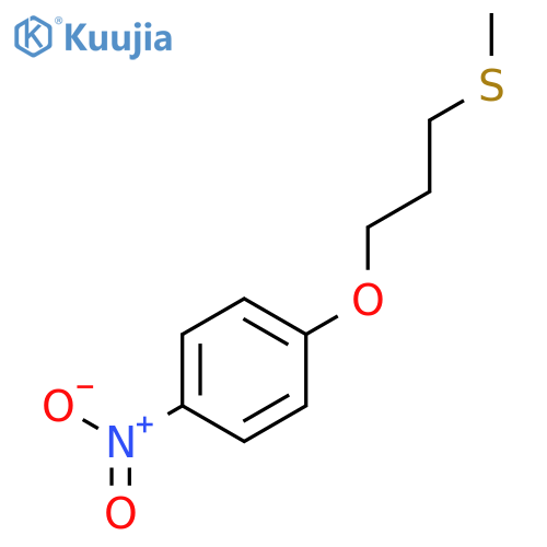 BENZENE, 1-[3-(METHYLTHIO)PROPOXY]-4-NITRO- structure
