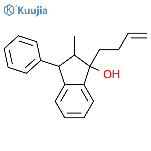 1H-Inden-1-ol, 1-(3-butenyl)-2,3-dihydro-2-methyl-3-phenyl- structure