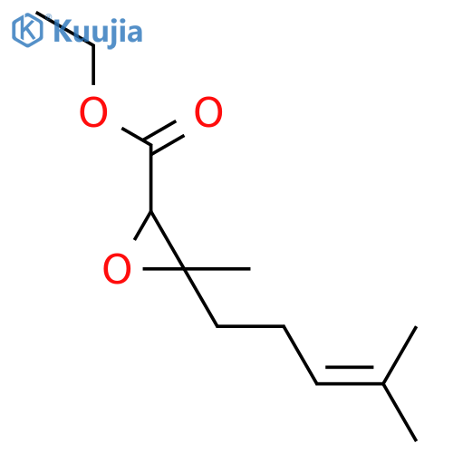 2-Oxiranecarboxylicacid, 3-methyl-3-(4-methyl-3-penten-1-yl)-, ethyl ester structure