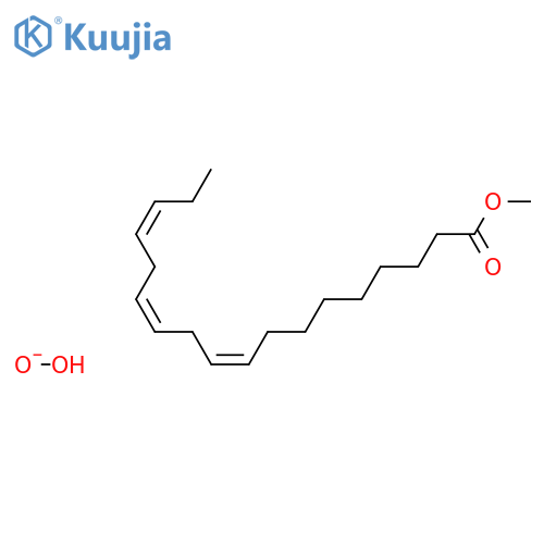 9,12,15-Octadecatrienoicacid, methyl ester, (Z,Z,Z)-, hydroperoxide (9CI) structure