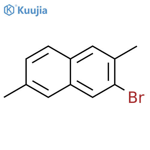 Naphthalene, 3-bromo-2,6-dimethyl- structure