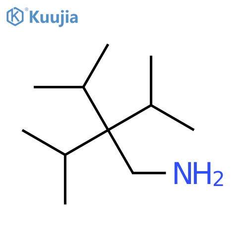 3-methyl-2,2-di(propan-2-yl)butan-1-amine;hydrochloride structure
