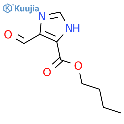 4-formyl-1H-Imidazole-5-carboxylic acid butyl ester structure