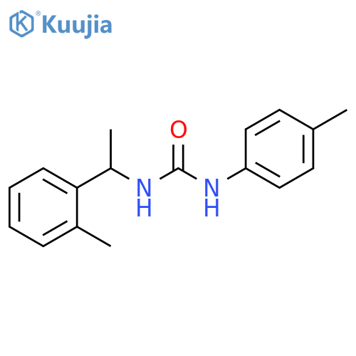 Urea, N-(4-methylphenyl)-N'-[1-(2-methylphenyl)ethyl]- structure