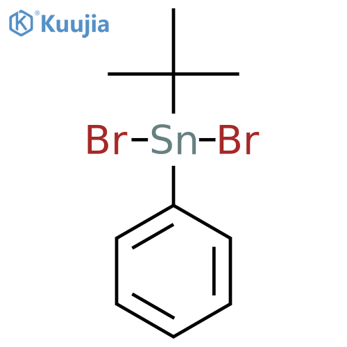 Stannane, dibromo(1,1-dimethylethyl)phenyl- structure