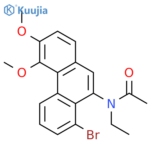 Acetamide, N-(8-bromo-3,4-dimethoxy-9-phenanthrenyl)-N-ethyl- structure