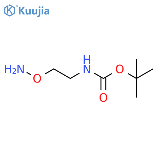 tert-butyl N-[2-(aminooxy)ethyl]carbamate structure