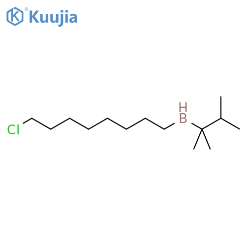 Borane, chlorooctyl(1,1,2-trimethylpropyl)- structure