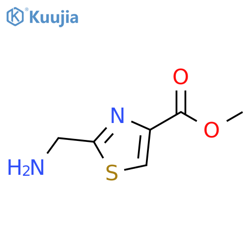 methyl 2-(aminomethyl)-1,3-thiazole-4-carboxylate structure
