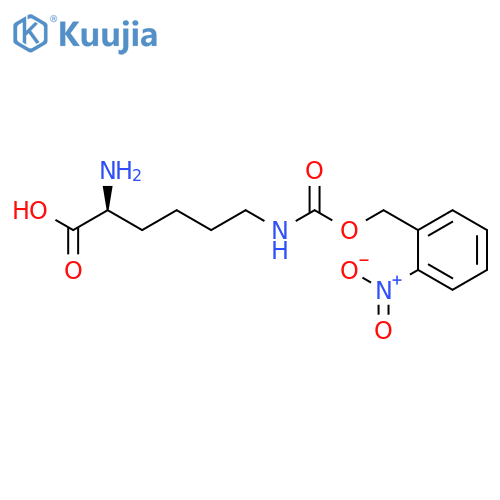 L-Lysine, N6-[[(2-nitrophenyl)methoxy]carbonyl]- structure