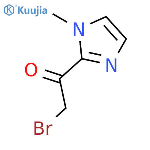 2-Bromo-1-(1-methyl-1H-imidazol-2-yl)ethanone structure